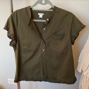 J Crew collard top